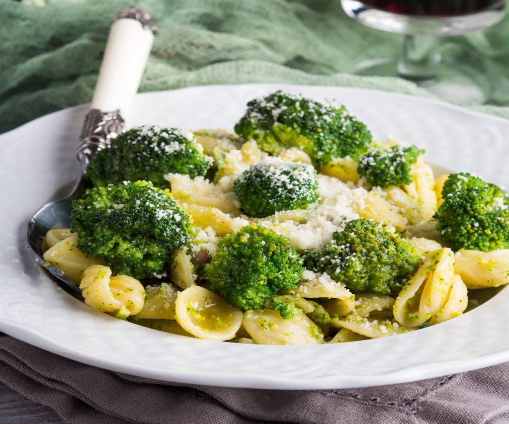 pasta with brocolli and cheese