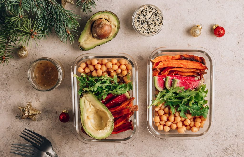 vegan healthy meal prep containers